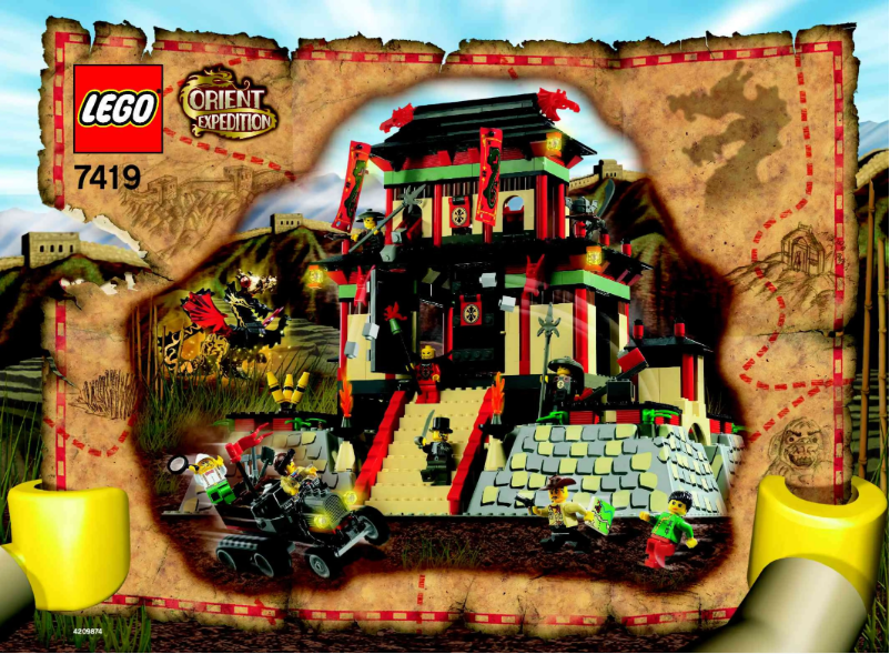 Page 1 de la notice Manuel utilisateur Lego Dragon Fortress