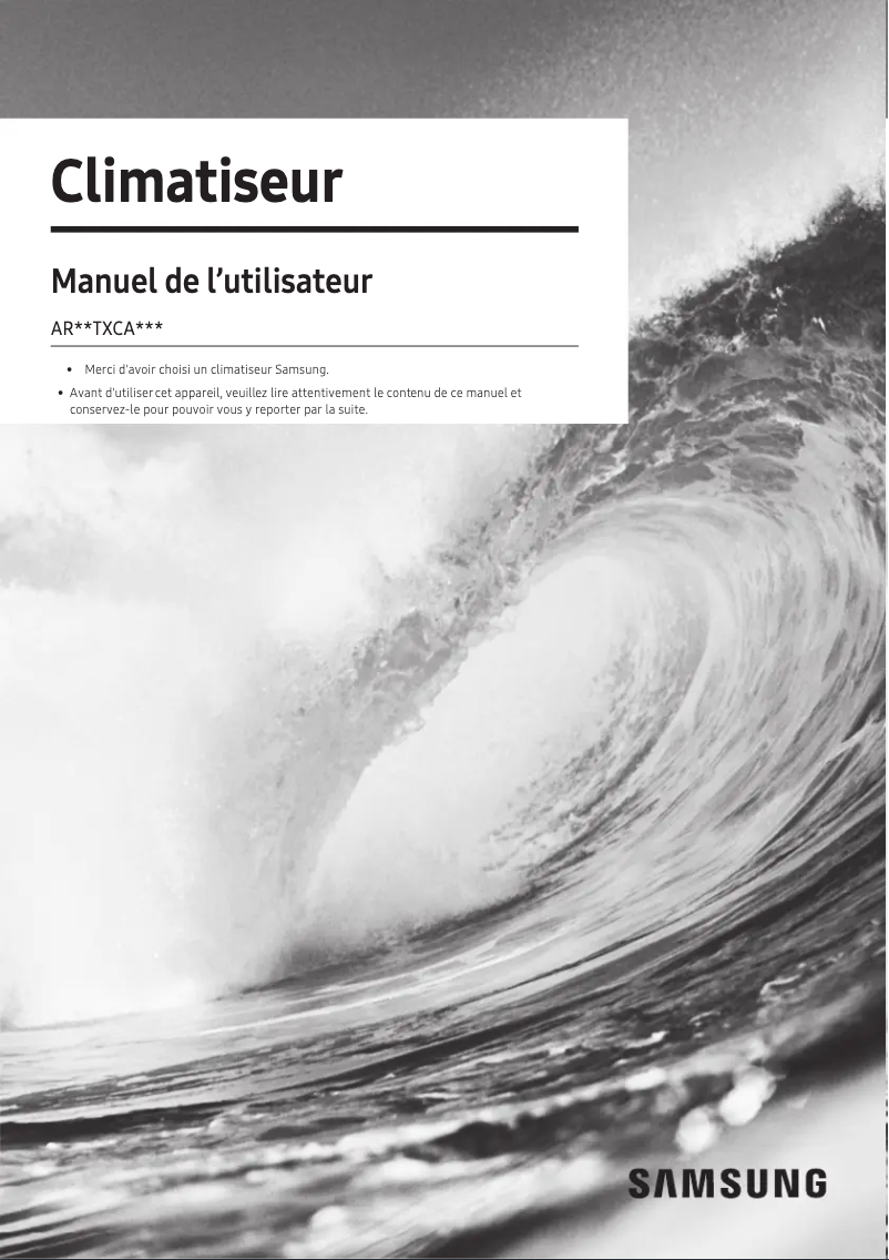 Página 1 del manual Manual de usuario Samsung AR09TXCAAWKNEU