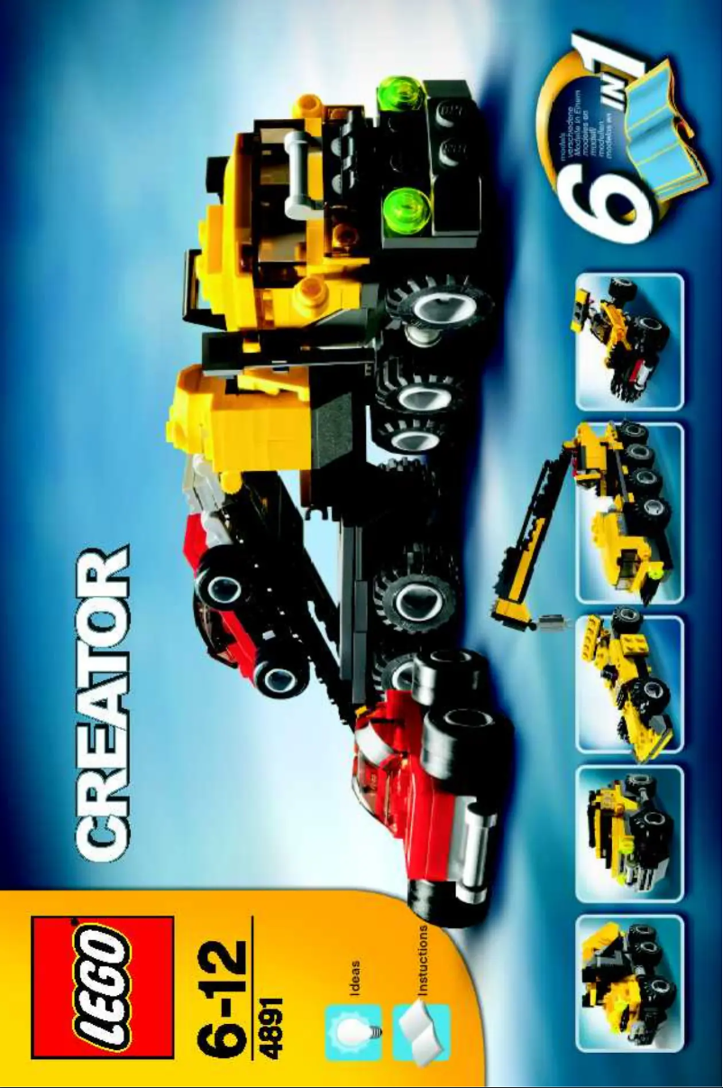 Página 1 del manual Manual de usuario Lego Creator 4891