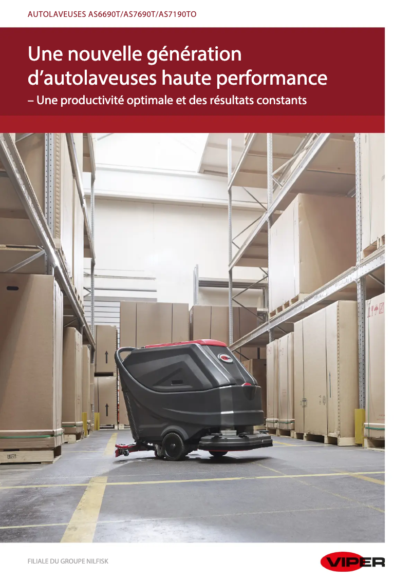 Page 1 de la notice Brochure Nilfisk Viper AS7190