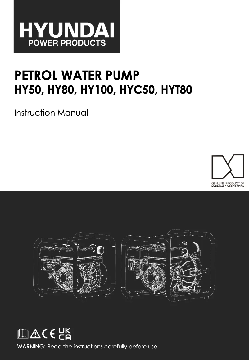 Page 1 de la notice Manuel utilisateur Hyundai HY100