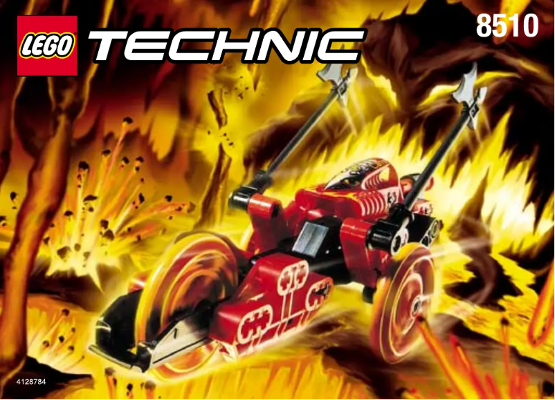 Page 1 of the manual User Manual Lego Roboriders 8510