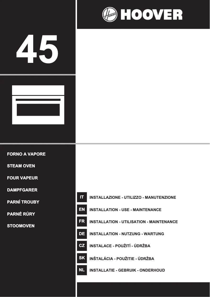 Página 1 del manual Manual de instrucciones Hoover HSO450 SV