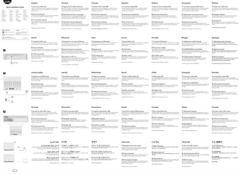 Page 1 de la notice Manuel utilisateur Cudy LT400E