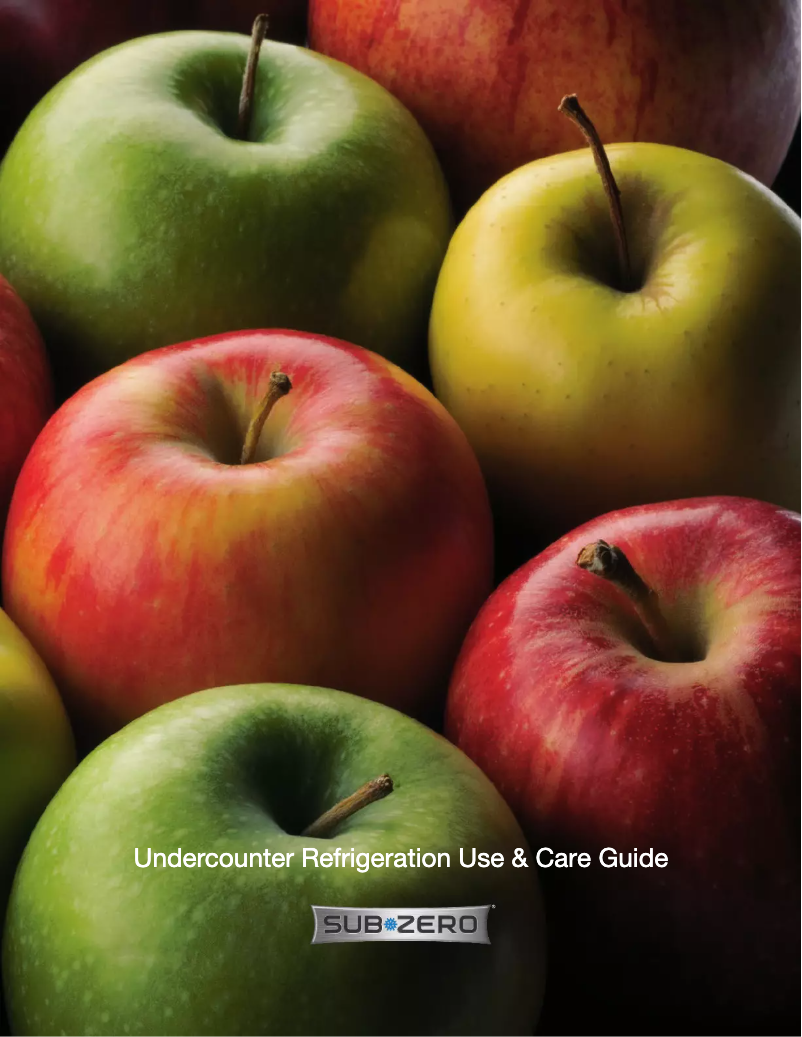 Page 1 de la notice Manuel utilisateur Sub-Zero UC24