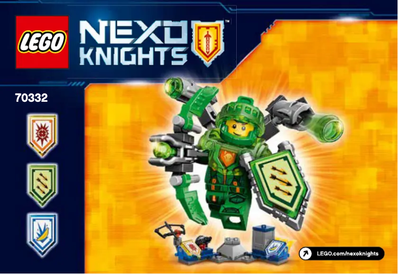 Página 1 del manual Manual de usuario Lego Nexo Knights 70332