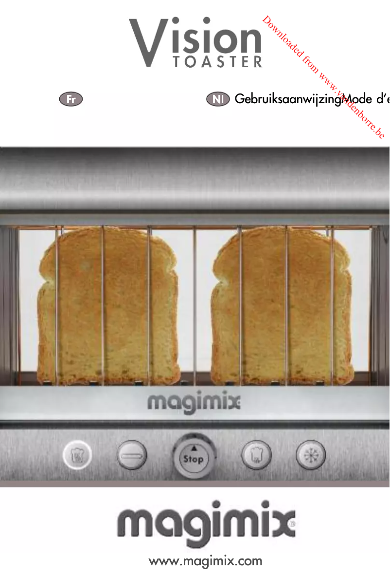 Page 1 de la notice Manuel utilisateur Magimix Vision 111541