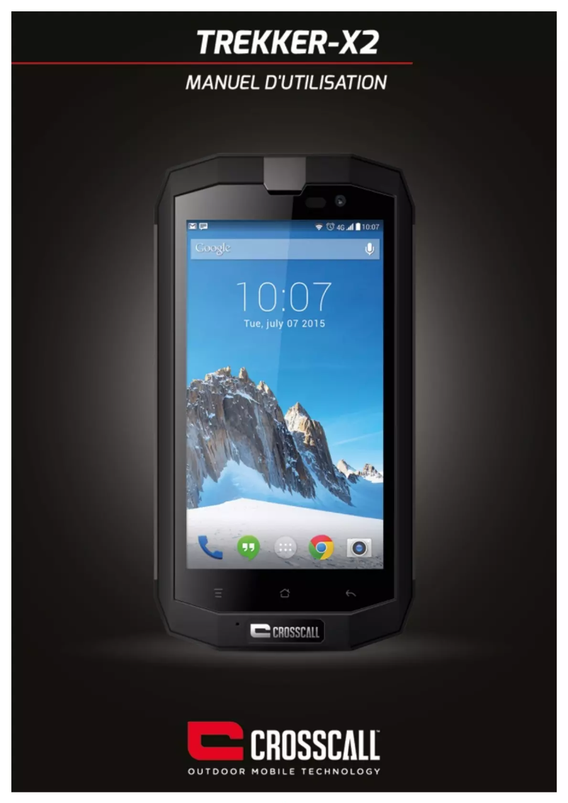 Page 1 de la notice Manuel utilisateur Crosscall TREKKER-X2