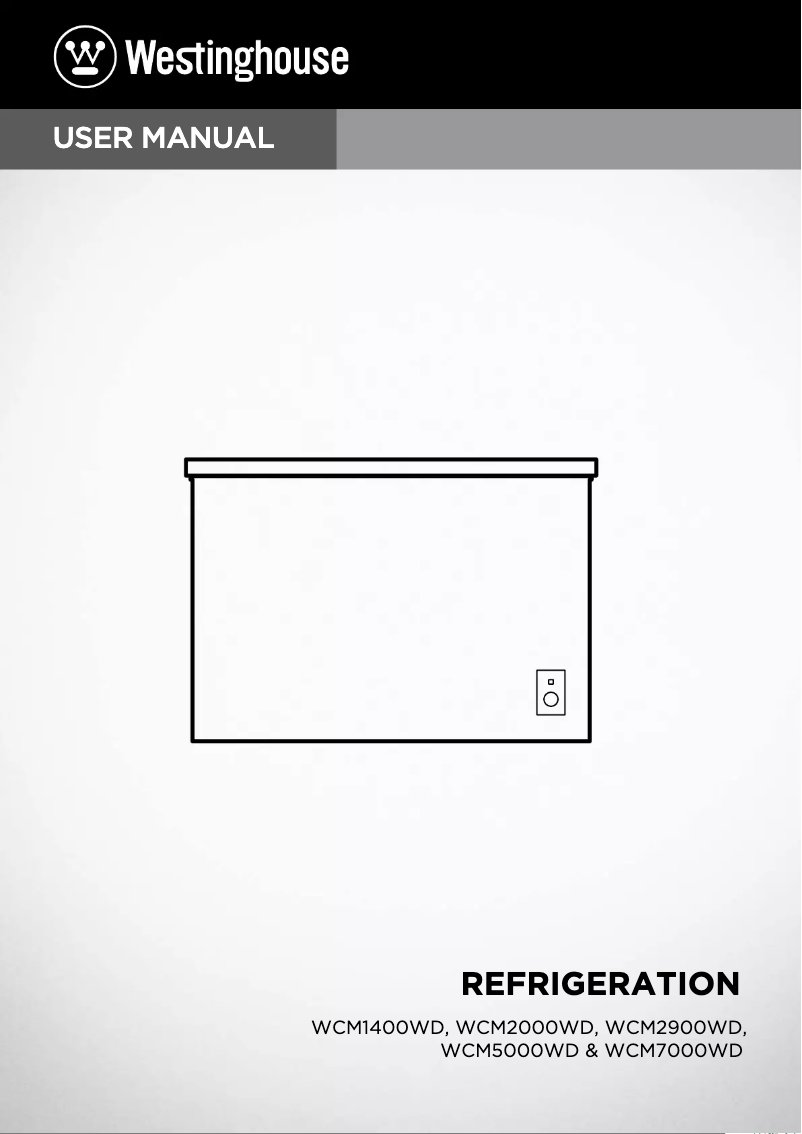 Page 1 de la notice Manuel utilisateur Westinghouse WCM7000WD