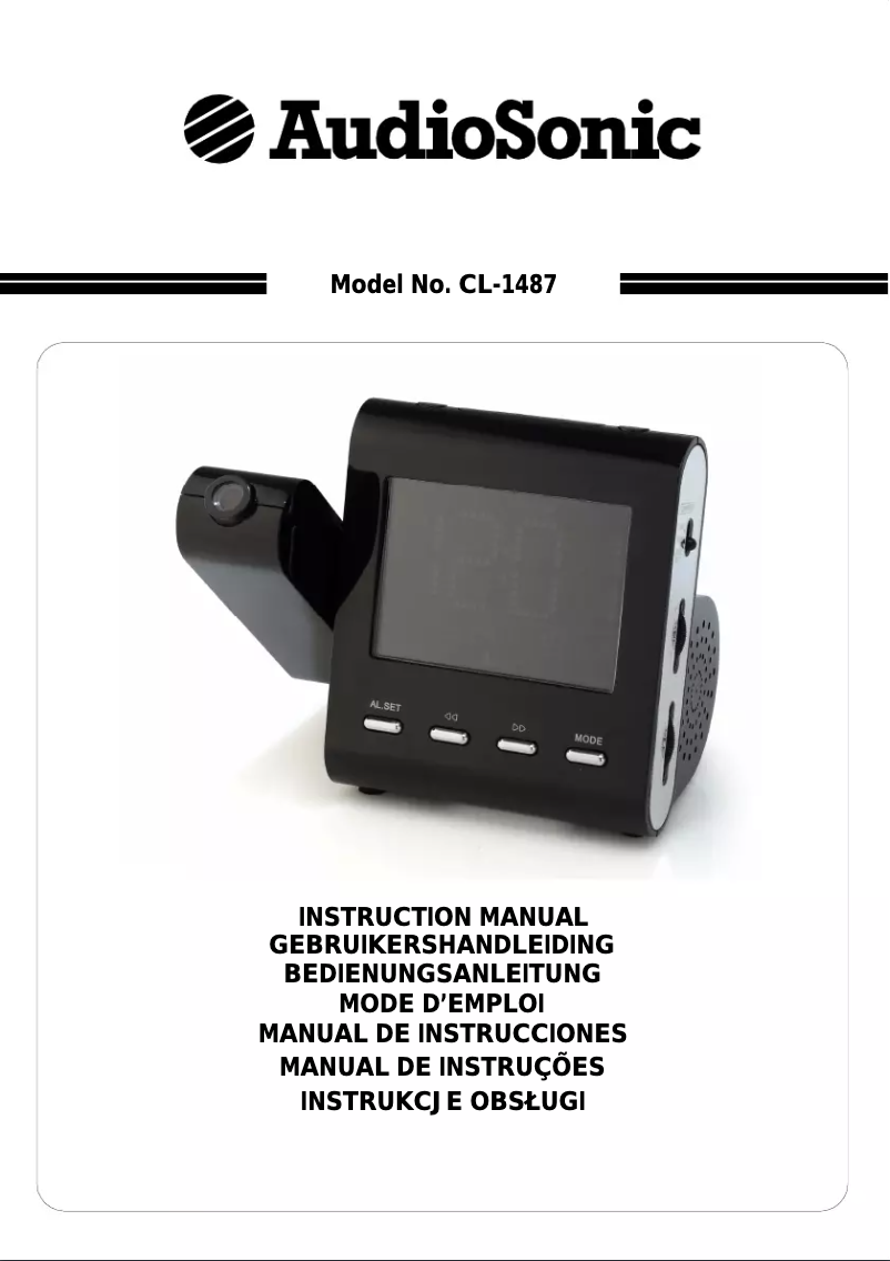 Página 1 del manual Manual de usuario AudioSonic CL-1487