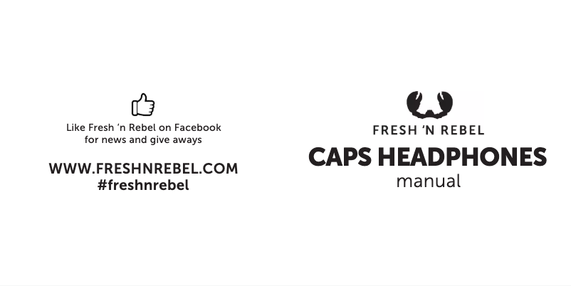 Page 1 de la notice Manuel utilisateur Fresh 'n Rebel 3HP200BL