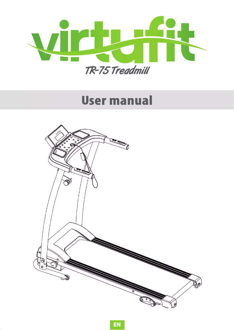 Page 1 de la notice Manuel utilisateur VirtuFit TR-75