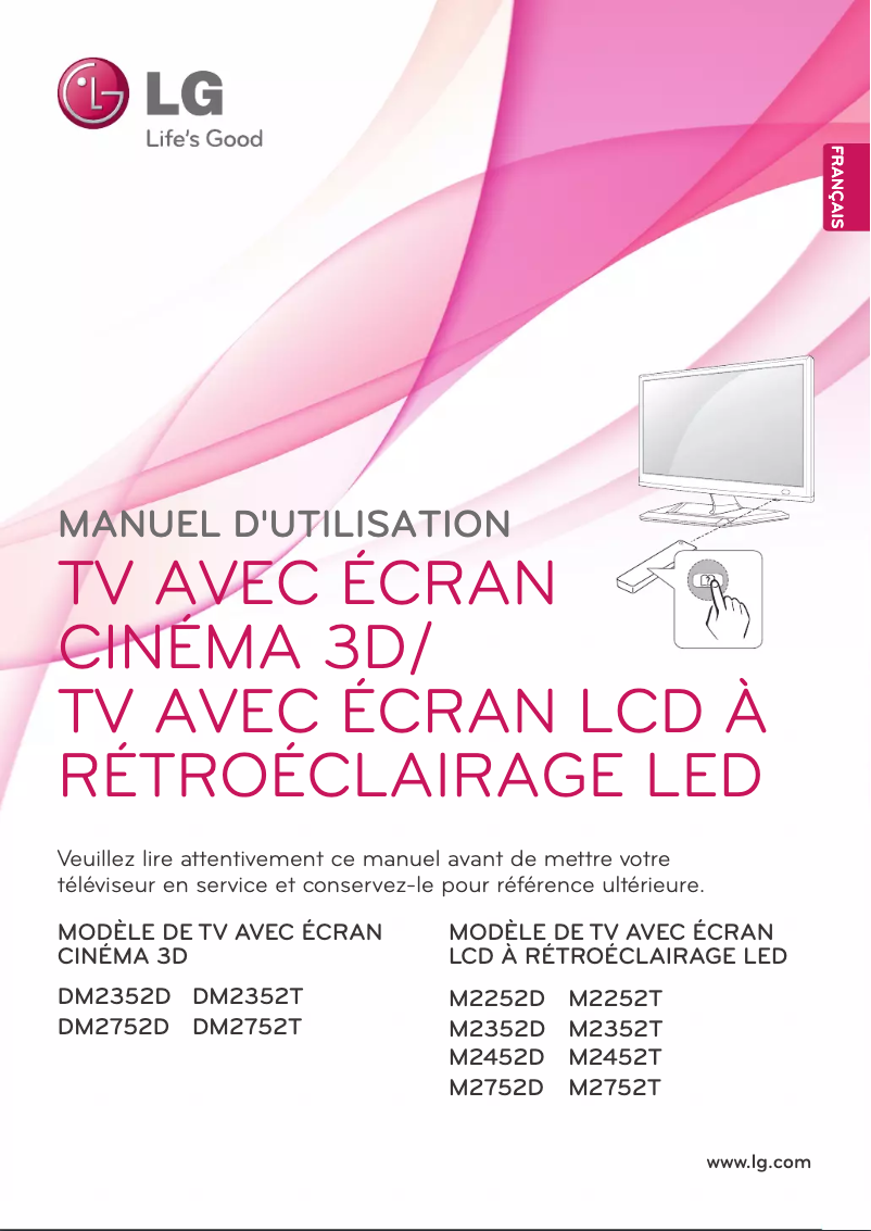 Page 1 of the manual User Manual LG DM2752D