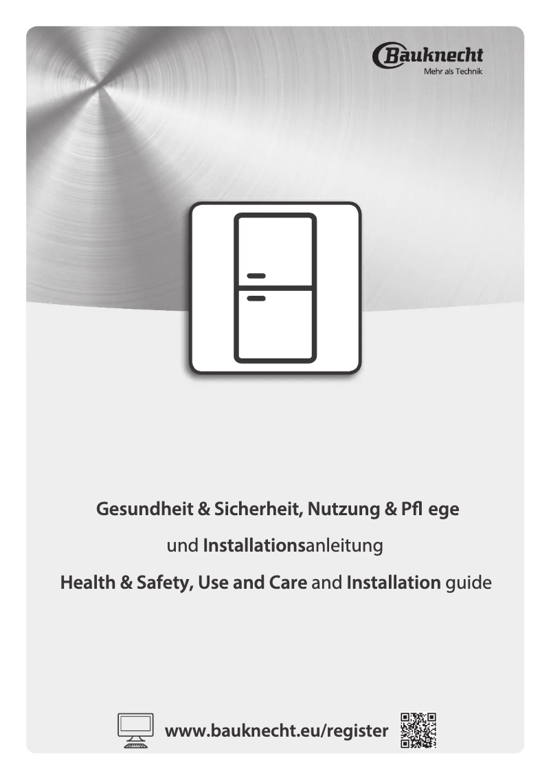 Página 1 del manual Manual de usuario Bauknecht KGNF 20K A2+ IN