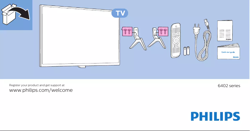 Image de la première page du manuel de l'appareil 6000 series 32PFS6402