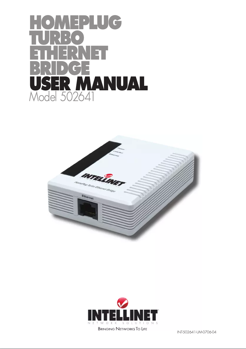 Page 1 of the manual User Manual IC Intracom 503297