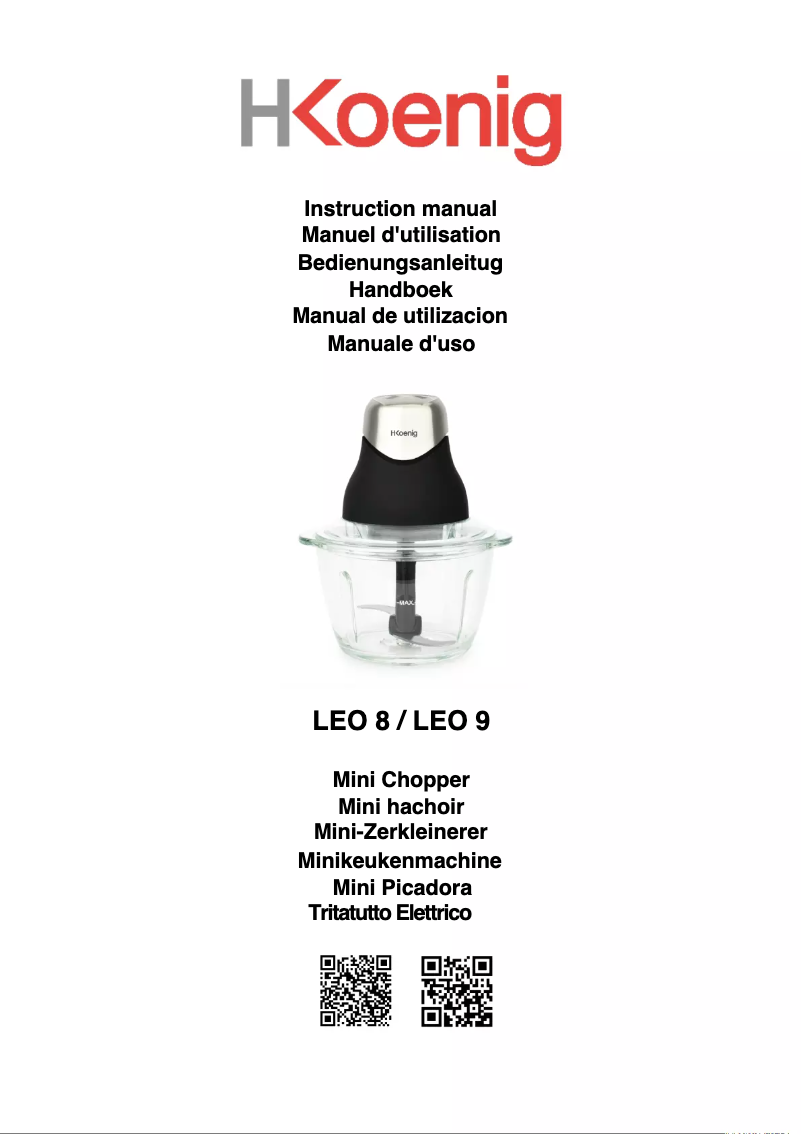 Página 1 del manual Manual de usuario H.Koenig LEO9B