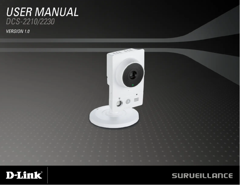 Page 1 de la notice Manuel utilisateur D-Link DCS-2210