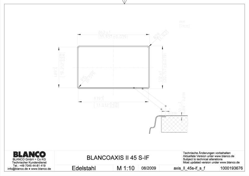 Página 1 del manual Manual de usuario BLANCO AXIS II 45 S-IF