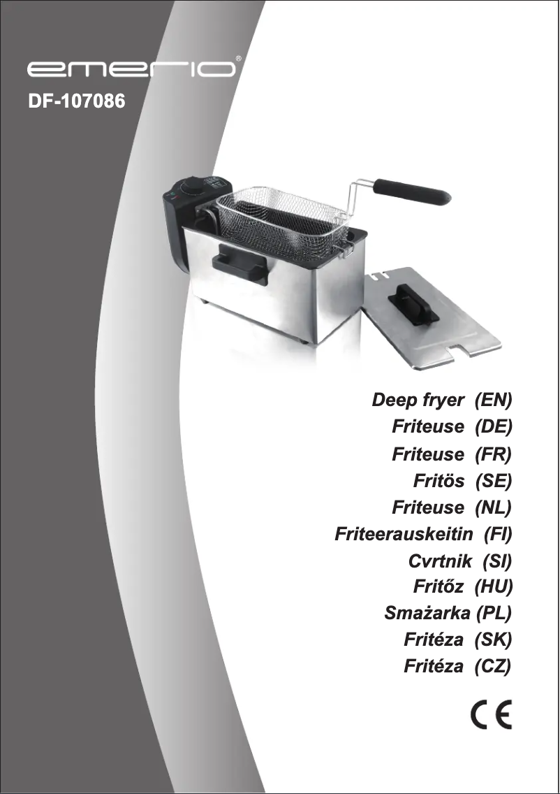 Page 1 de la notice Manuel utilisateur Emerio DF-107086