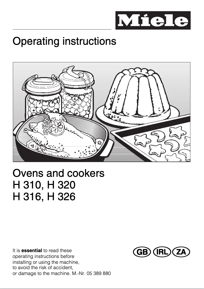 Página 1 del manual Manual de usuario Miele H 326