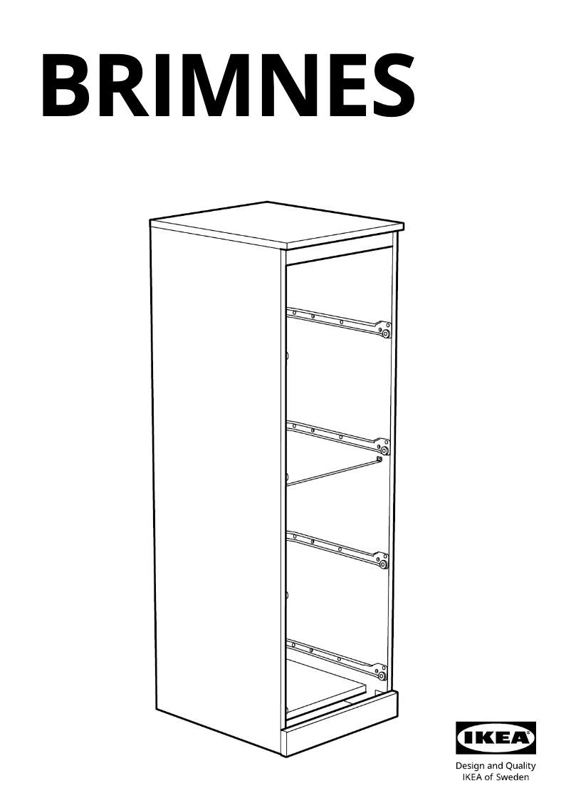 Image de la première page du manuel de l'appareil BRIMNES 403.920.44