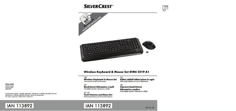 Página 1 del manual Manual de usuario SilverCrest STMS 2219 A1