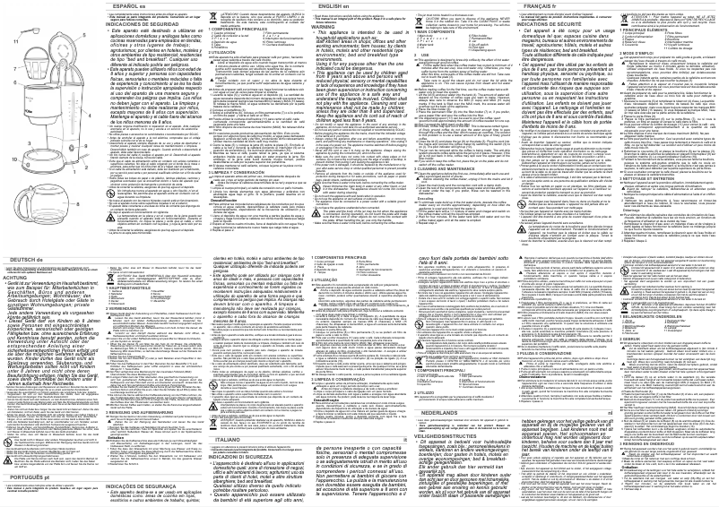 Page 1 de la notice Manuel utilisateur Solac Citro EX6151