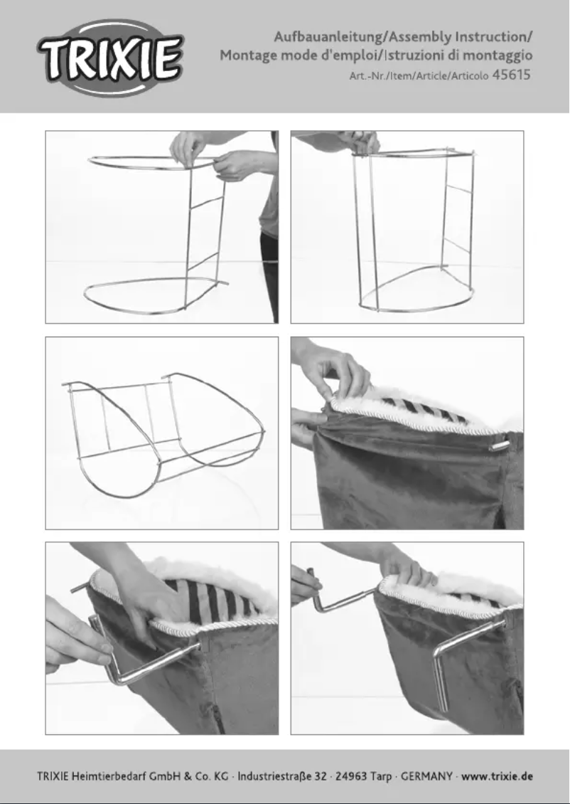 Page 1 de la notice Manuel utilisateur Trixie 45615
