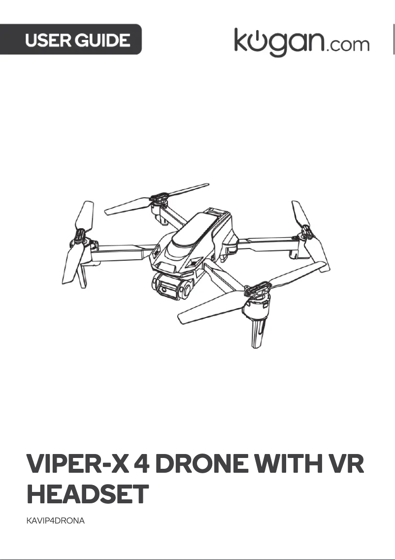 Page 1 de la notice Manuel utilisateur Kogan KAVIP4DRONA