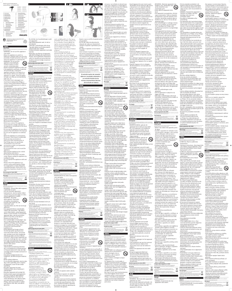 Página 1 del manual Manual de usuario Philips BHD360