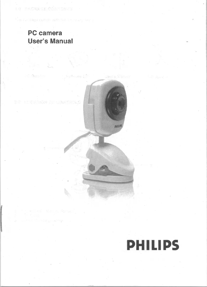 Page 1 of the manual User Manual Philips SIC4750
