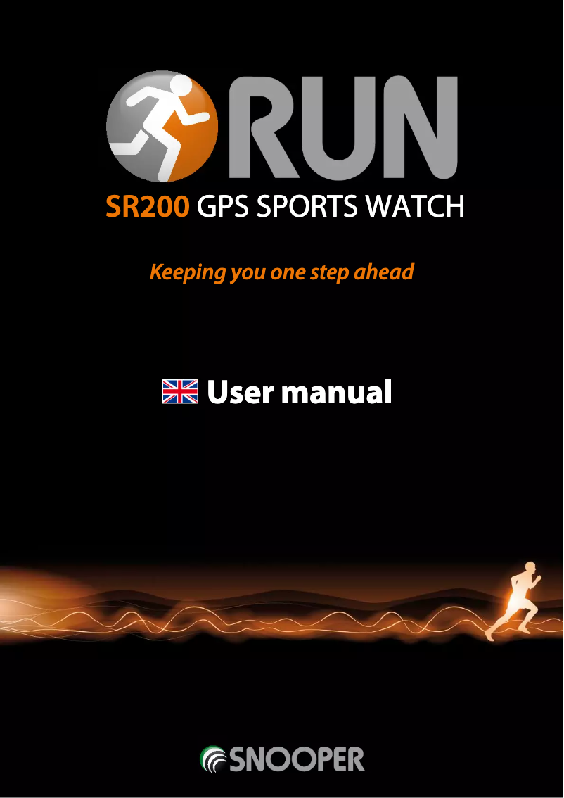 Page 1 de la notice Manuel utilisateur Snooper SR200