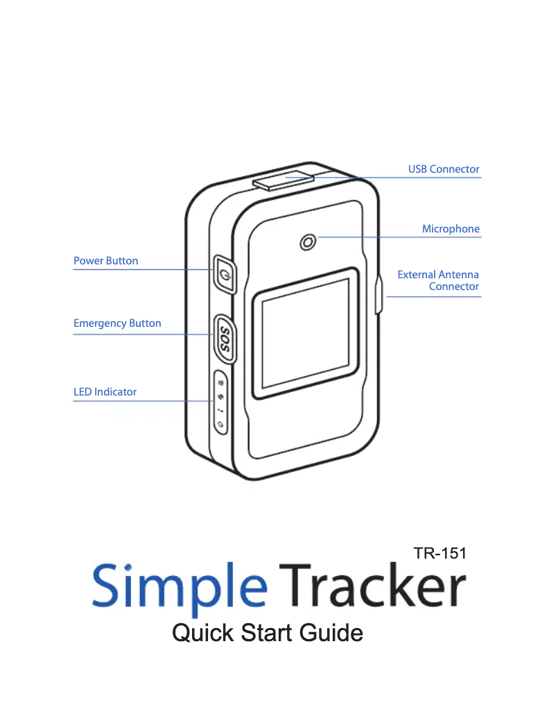 Página 1 del manual Manual de usuario GlobalSat TR-151