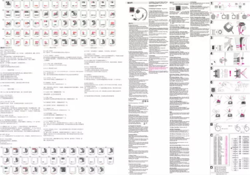 Page 1 de la notice Manuel utilisateur Sunding SD-571