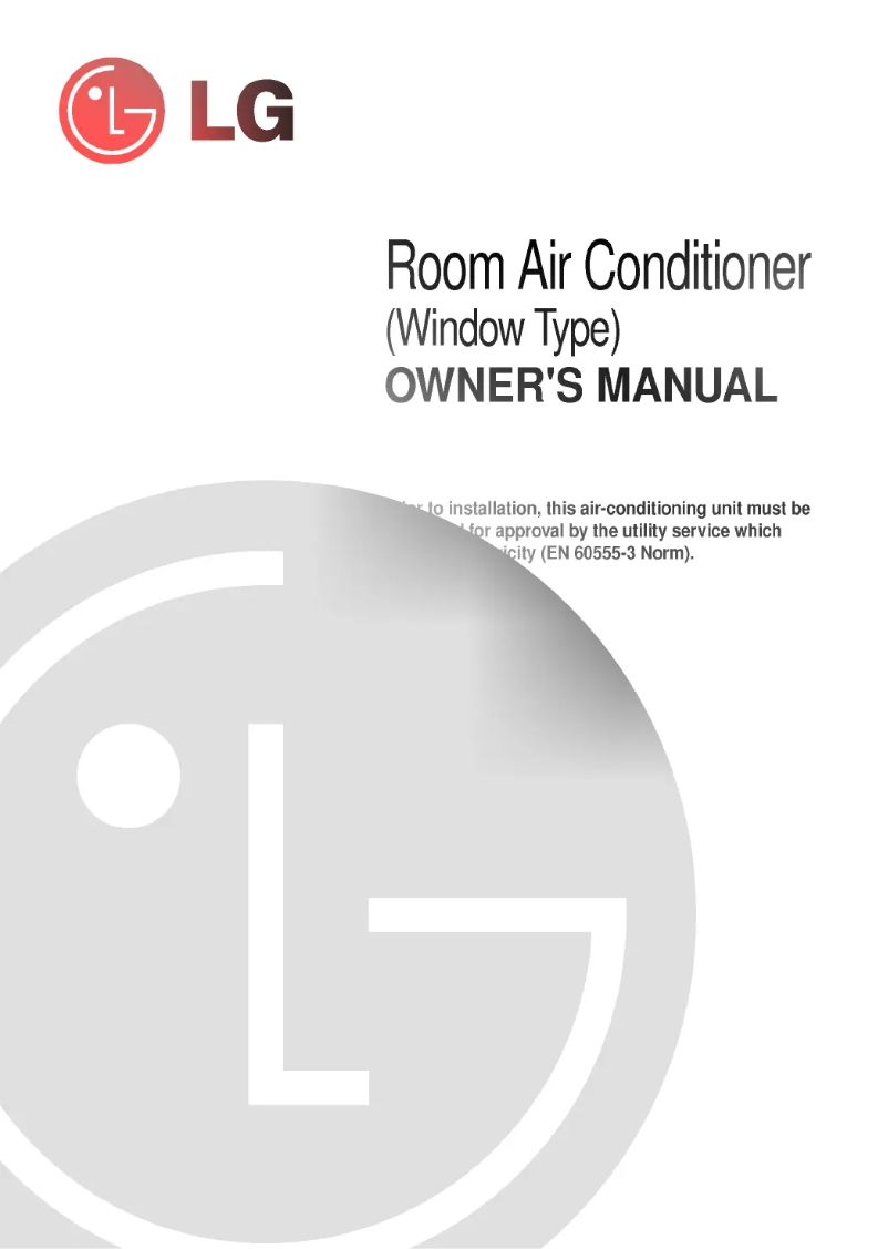 Page 1 de la notice Manuel utilisateur LG LWG0760ACG