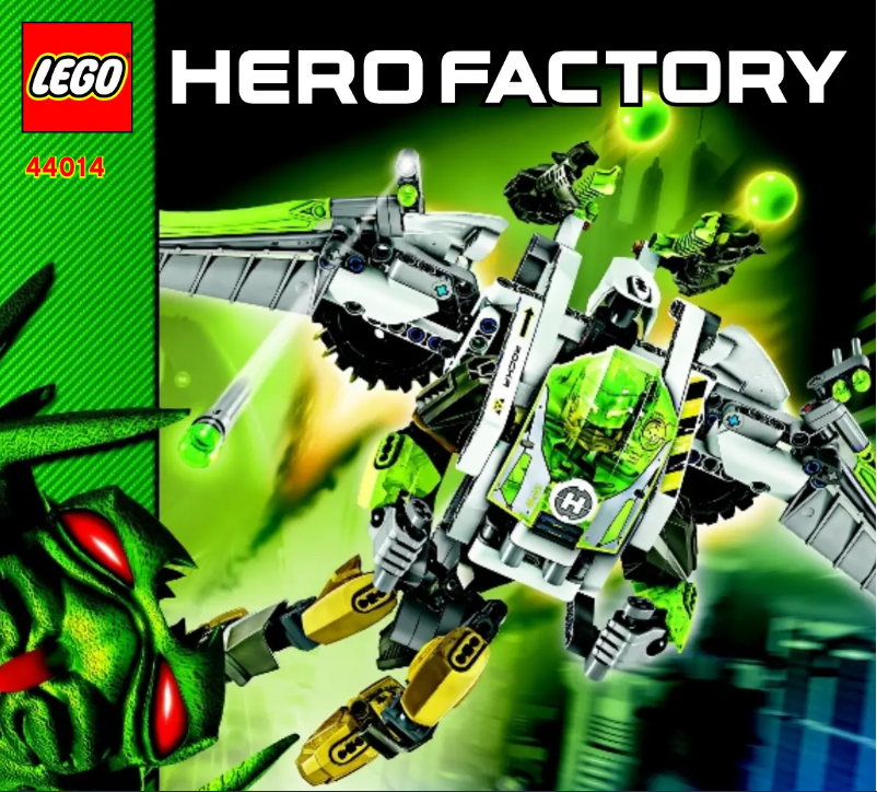 Page 1 of the manual User Manual Lego Hero Factory 44014