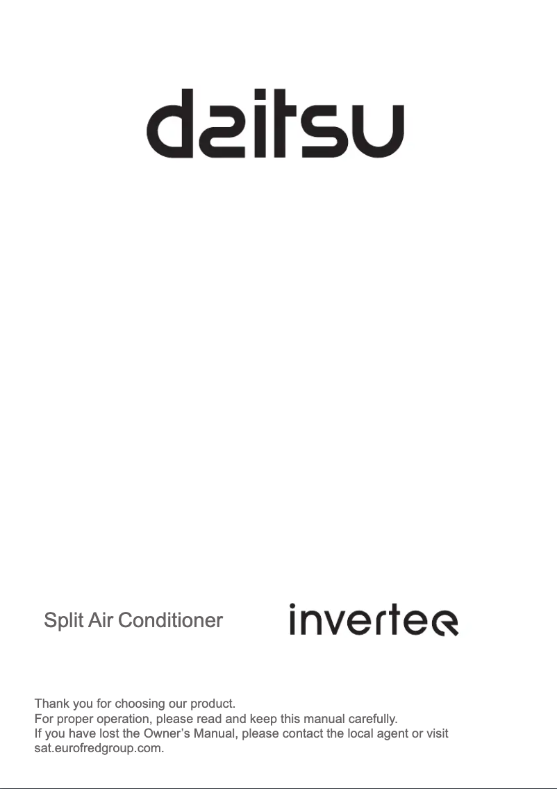 Página 1 del manual Manual de usuario Daitsu DOSM 18KIDB