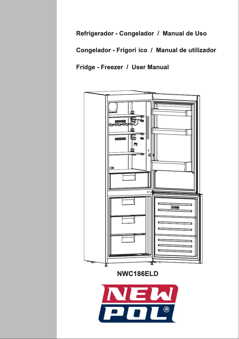 Page 1 of the manual User Manual New Pol NWC186ELD