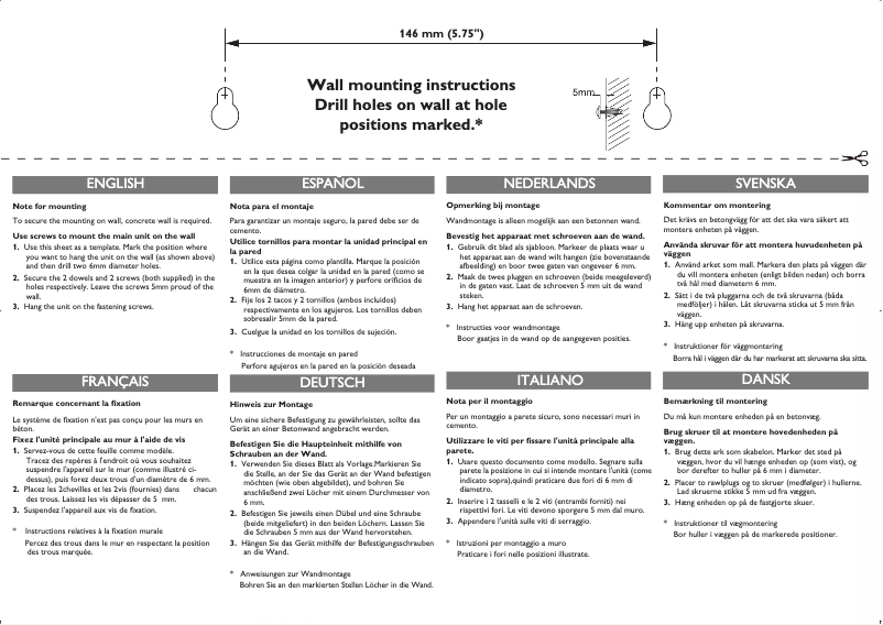 Page n°1 - Guide d'installation Philips DCB2077