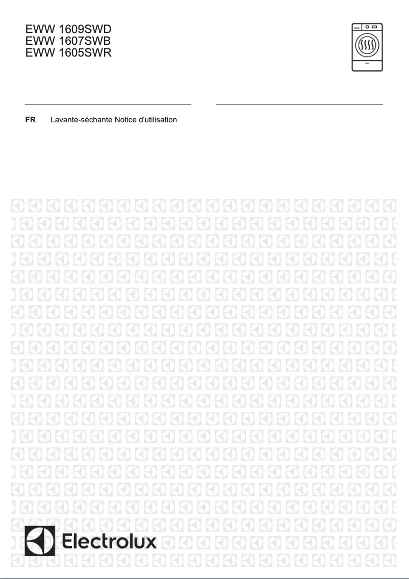 Page 1 de la notice Manuel utilisateur Electrolux EWW1609SWD