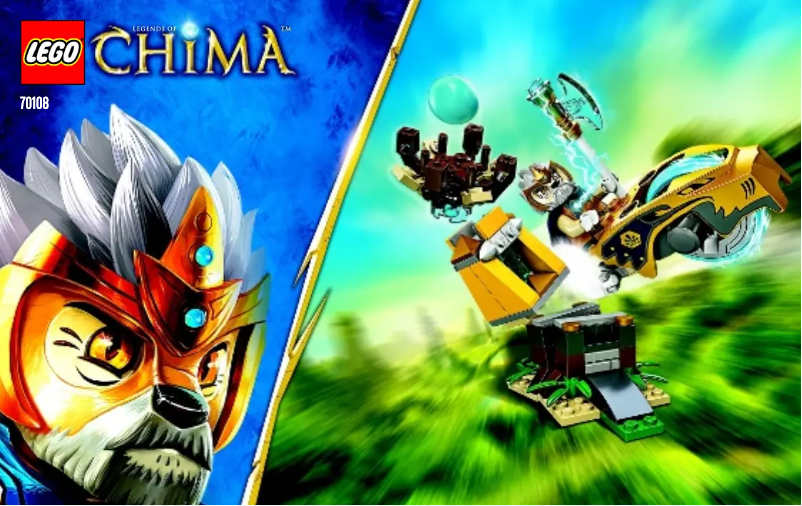 Page 1 de la notice Manuel utilisateur Lego Chima 70108