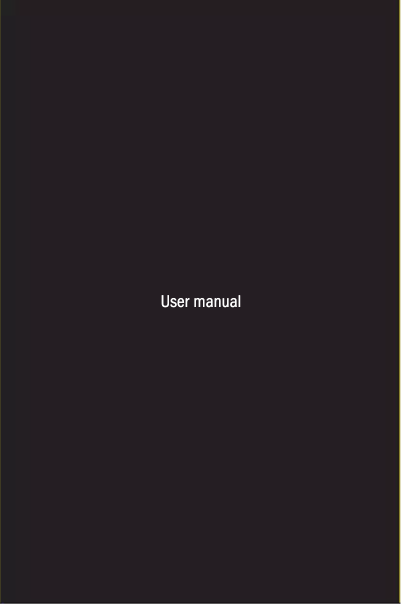 Page 1 of the manual User Manual JAYS t-One