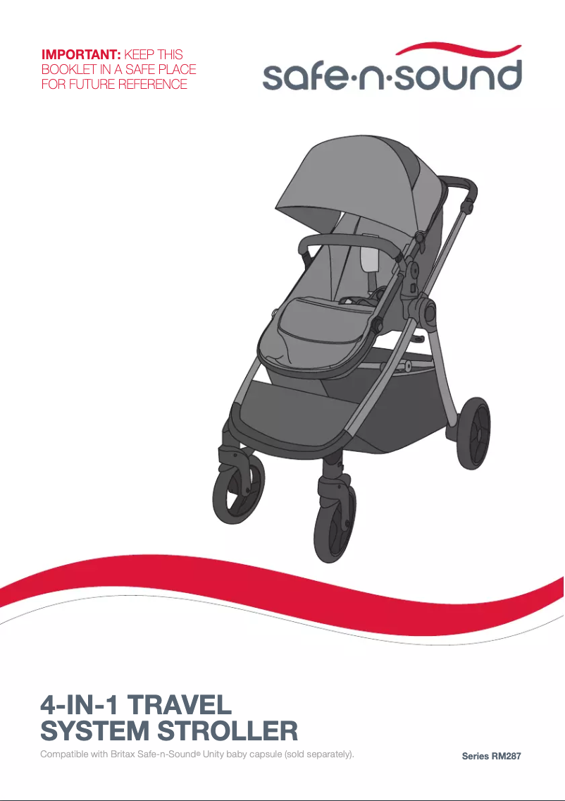 Page 1 de la notice Manuel utilisateur Safe-n-Sound Cosy Lux