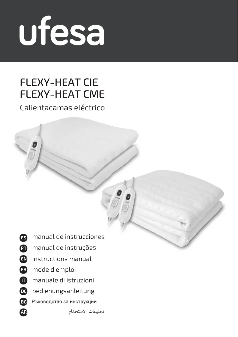 Page 1 de la notice Manuel utilisateur Ufesa Flexy-Heat CME