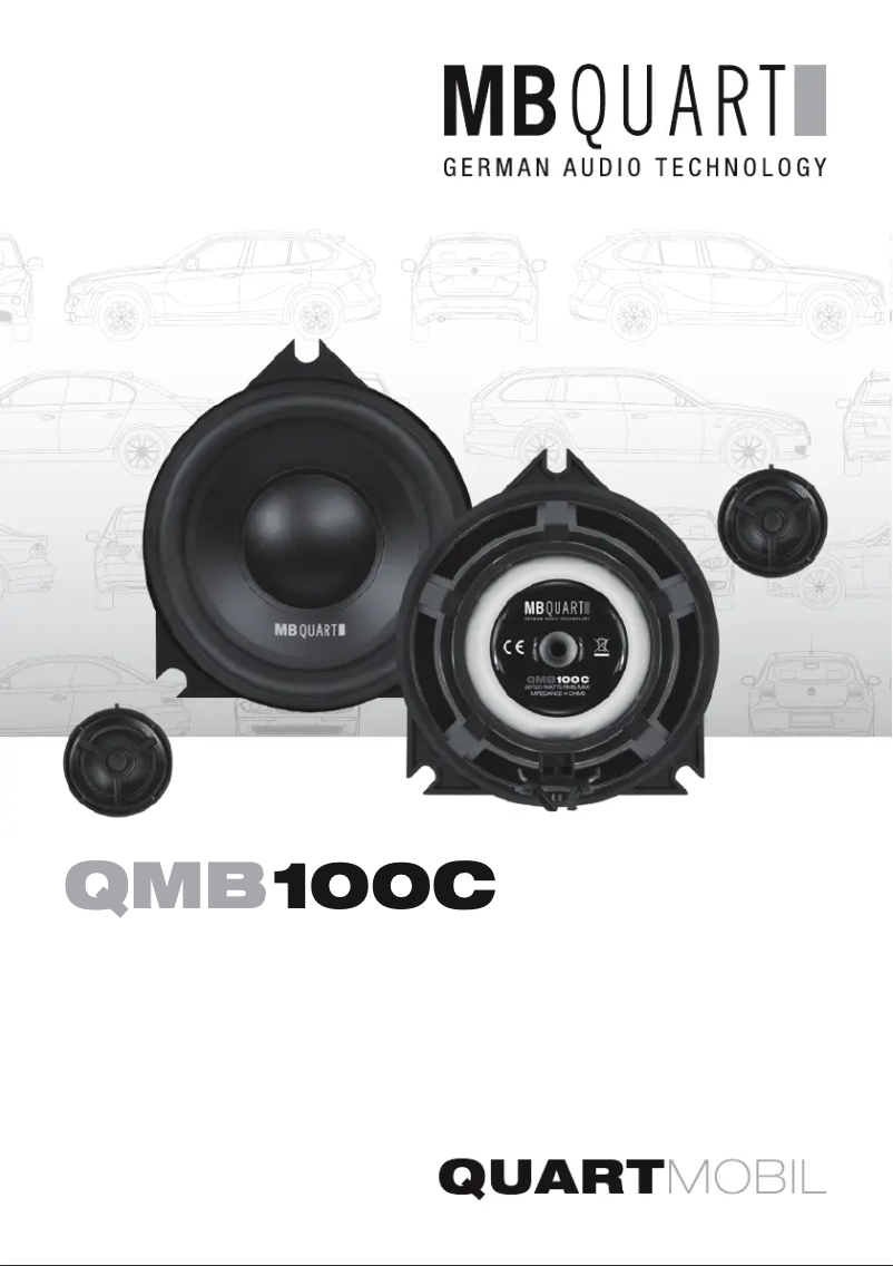 Page 1 de la notice Manuel utilisateur MB Quart QMB100C