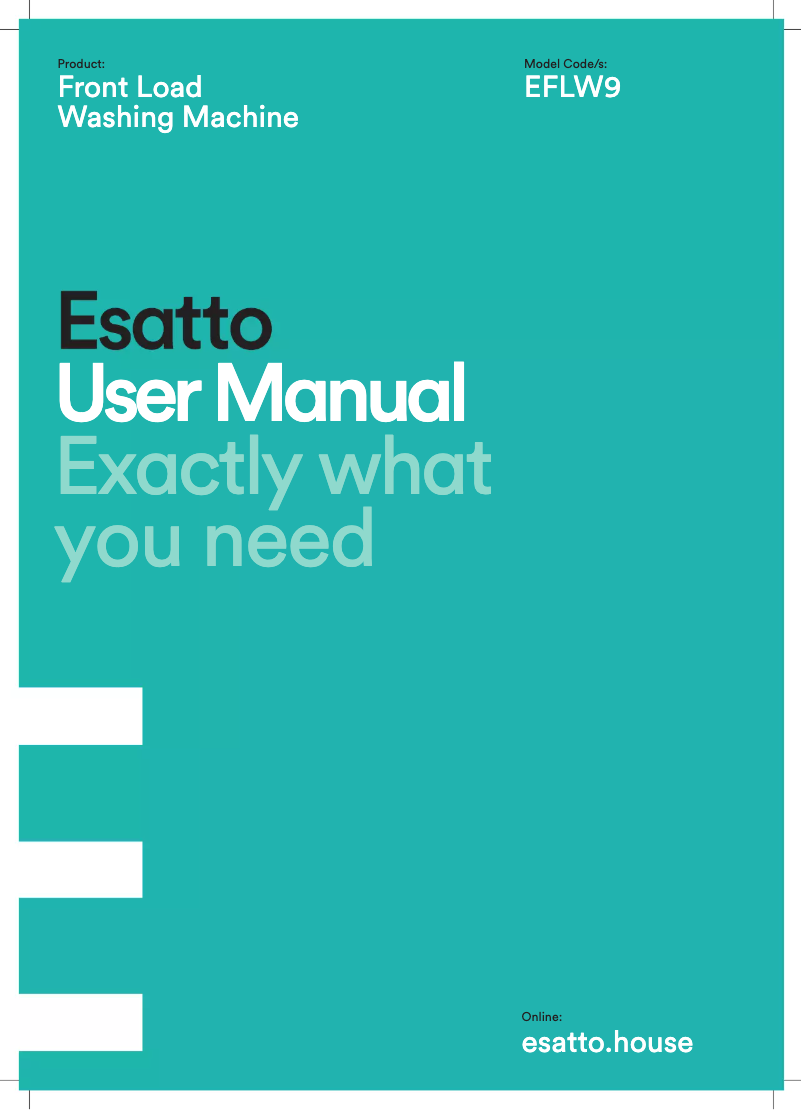 Página 1 del manual Manual de usuario Esatto EFLW9
