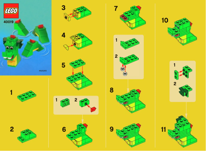 Page 1 de la notice Manuel utilisateur Lego Brickly