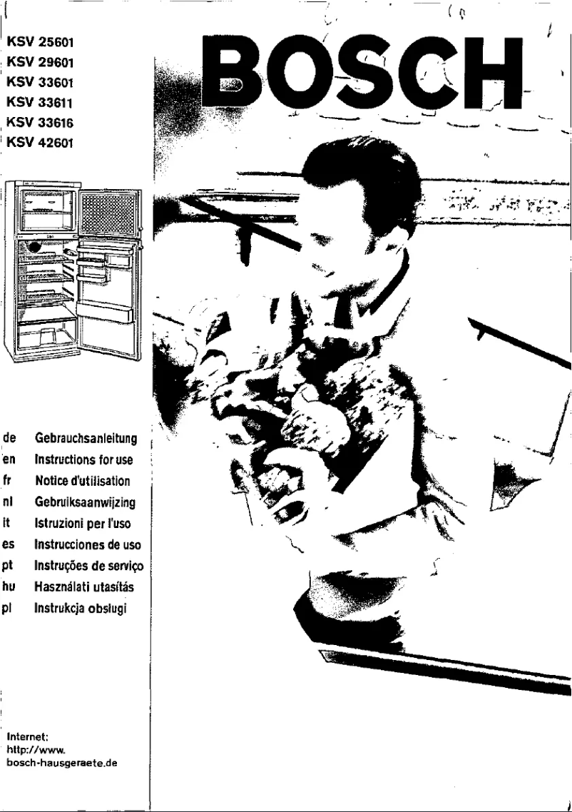 Page 1 de la notice Manuel utilisateur Bosch KSV25601