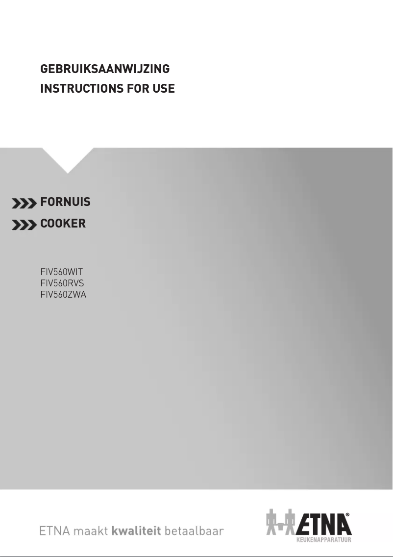 Página 1 del manual Manual de usuario Etna FIV560RVS